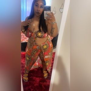 Two piece skort set.